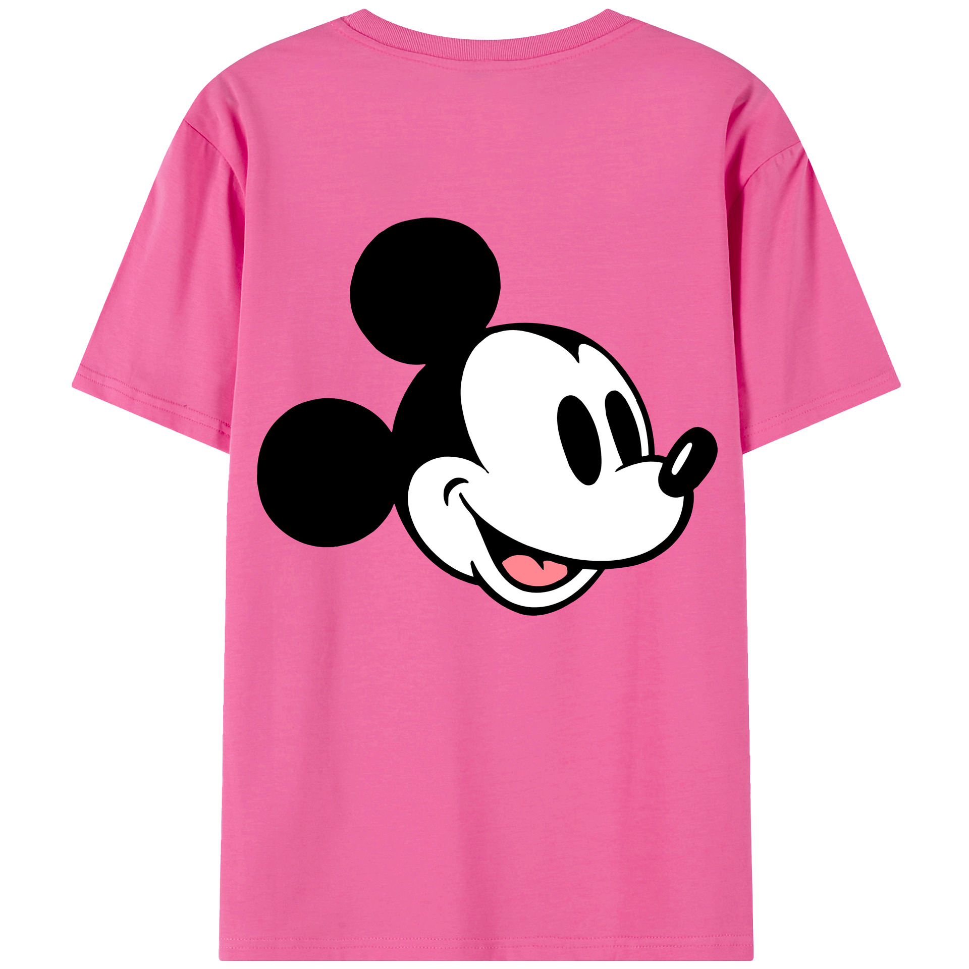 （画像用） ミッキーマウス Mickey Mouse レディース半袖Tシャツ(バックプリント)